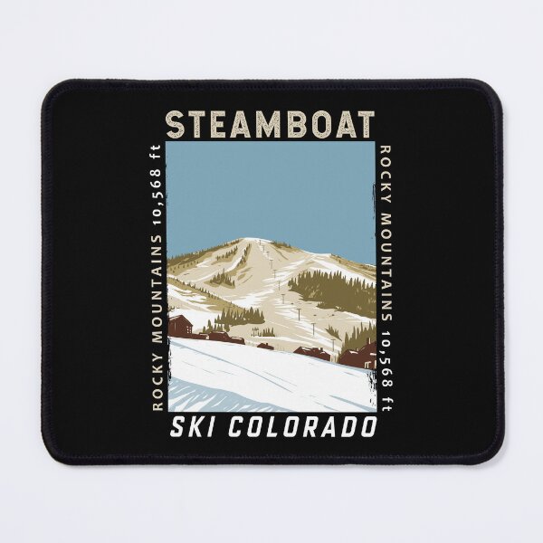Item preview, Steamboat Ski Area Winter Colorado Distressed designed and sold by KrisSidDesigns.