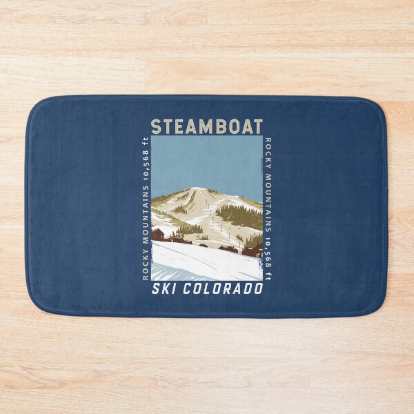 Item preview, Steamboat Ski Area Winter Colorado Distressed designed and sold by KrisSidDesigns.