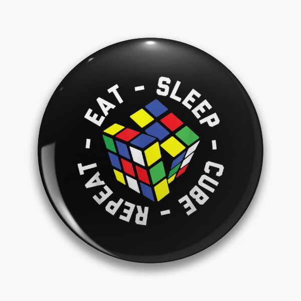 Item preview, Eat Sleep Cube Repeat Funny Cubes Puzzle Speed Cuber Gift designed and sold by ArcanWilkinson.