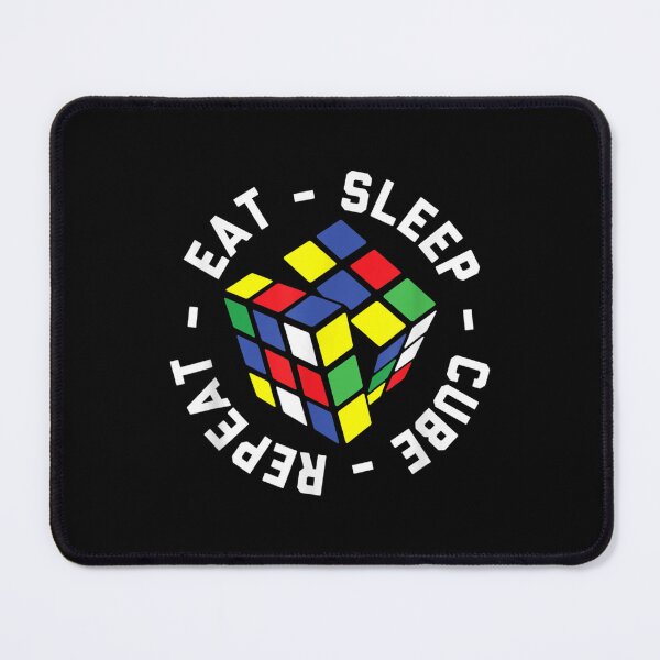 Item preview, Eat Sleep Cube Repeat Funny Cubes Puzzle Speed Cuber Gift designed and sold by ArcanWilkinson.