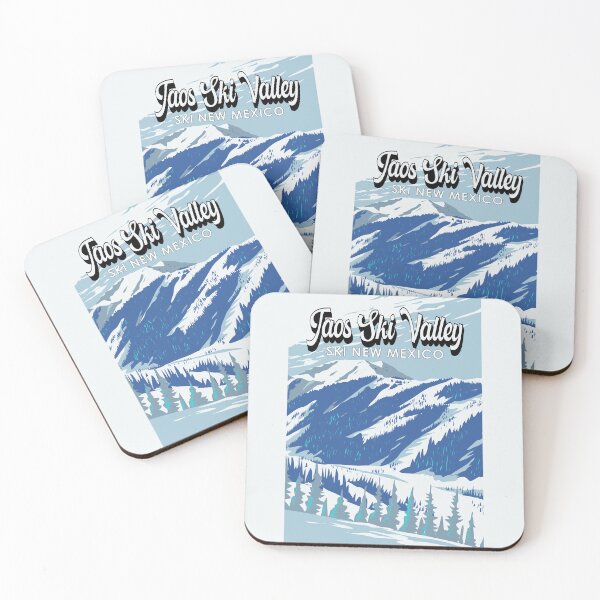 Item preview, Taos Ski Valley New Mexico Winter Resort Vintage designed and sold by KrisSidDesigns.