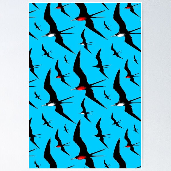 Frigate Birds Majestic Flight Poster