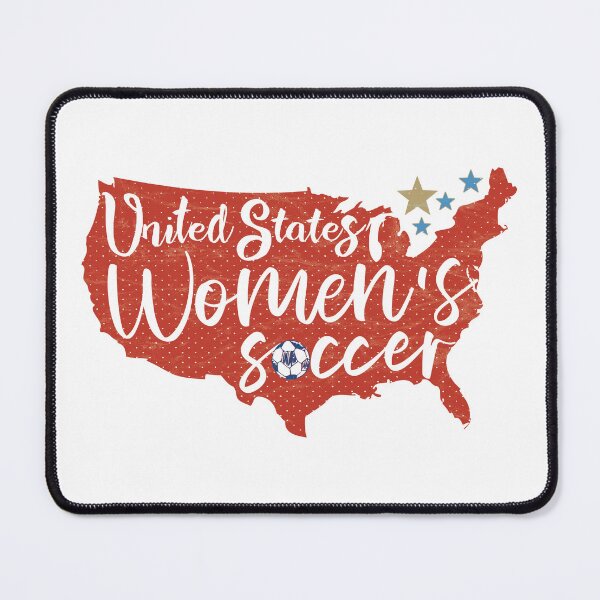 Item preview, USA Soccer Map (WOSO) - Red Version designed and sold by Numero14.