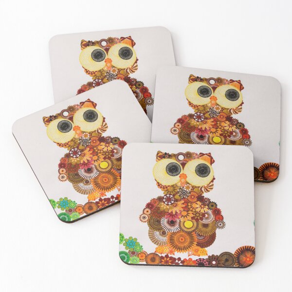 Item preview, Spirograph Owl on a Branch designed and sold by RachelEDesigns.