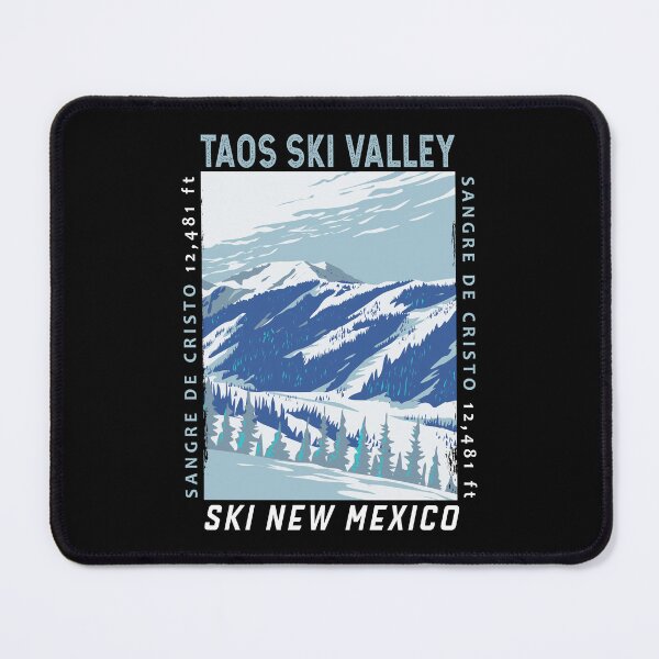 Item preview, Taos Ski Valley New Mexico Winter Resort Distressed designed and sold by KrisSidDesigns.
