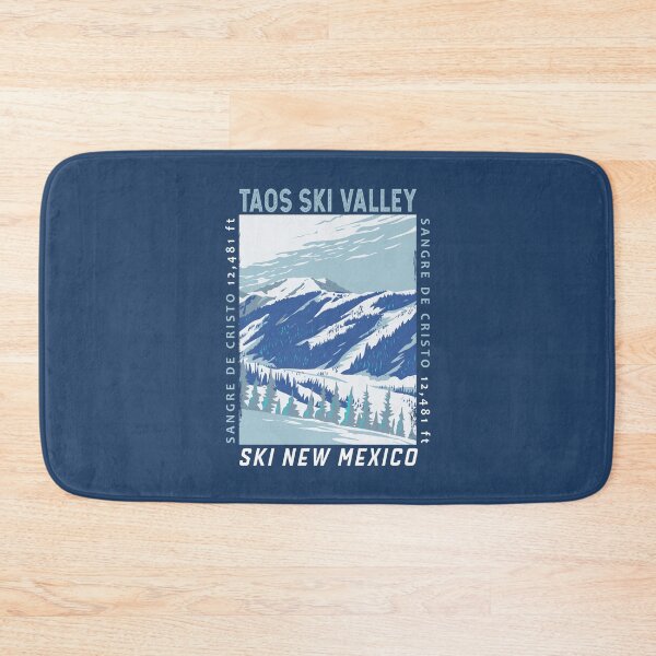 Item preview, Taos Ski Valley New Mexico Winter Resort Distressed designed and sold by KrisSidDesigns.
