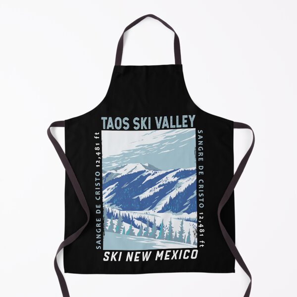 Item preview, Taos Ski Valley New Mexico Winter Resort Distressed designed and sold by KrisSidDesigns.