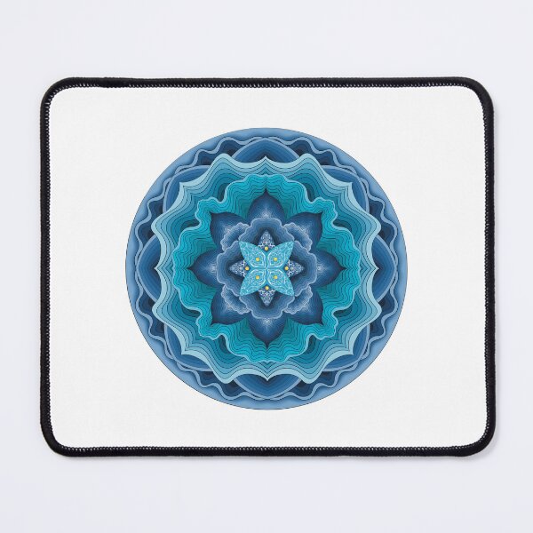 Item preview, Throat Chakra Mandala designed and sold by sandmannarts.