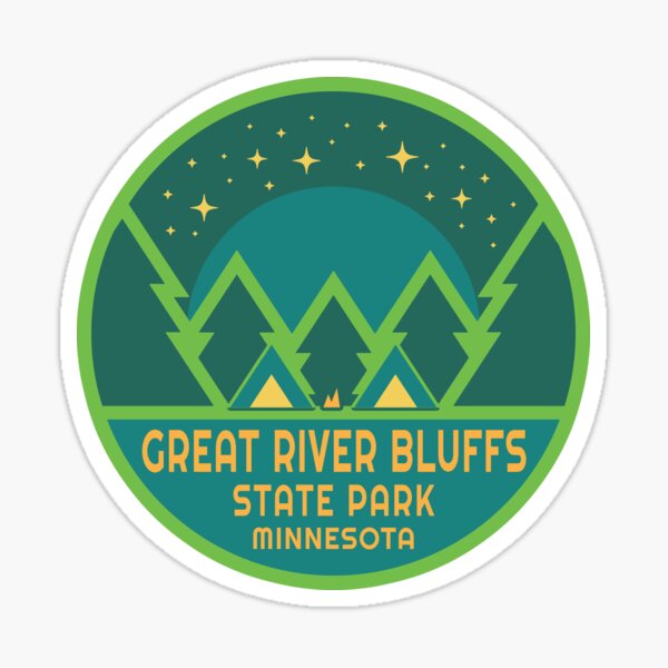 Item preview, Great River Bluffs State Park MN Stars Logo designed and sold by VanyaKar.