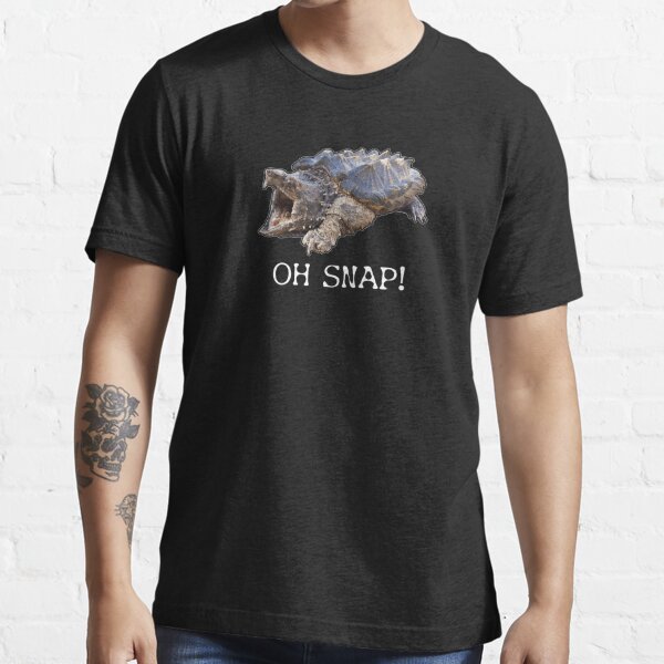 Alligator Snapping Turtle Don't Touch It Alligator Snapping Turtle Essential T-Shirt | Redbubble