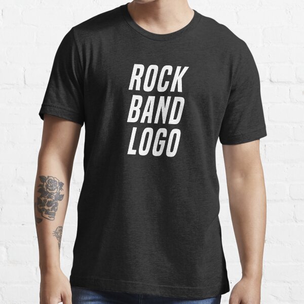 "Rock Band Logo" Tshirt for Sale by TomLenon Redbubble tomlenon tshirts band logo t