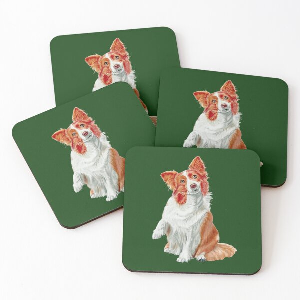 Item preview, Adorable red and white dog portrait! designed and sold by daveand65.