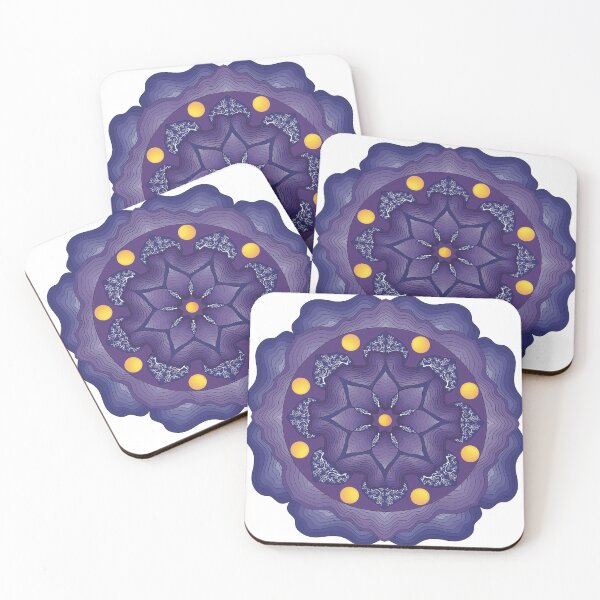 Item preview, Third Eye Chakra Mandala designed and sold by sandmannarts.