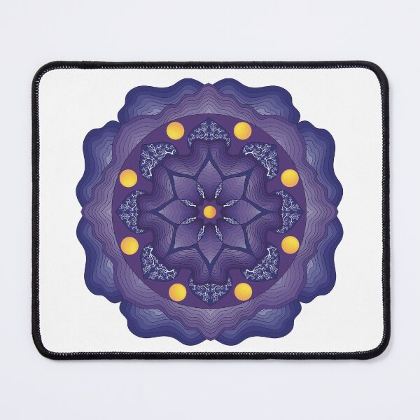 Item preview, Third Eye Chakra Mandala designed and sold by sandmannarts.