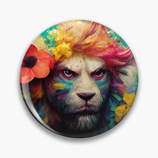 Item preview, Lion Flower Colorful designed and sold by Phillip Venter.