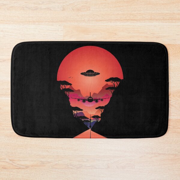 Item preview, UFO RED SUN - Sunset  silhouette art designed and sold by dennaibz.