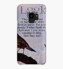 Matthew 6:26 scripture Case/Skin for Samsung Galaxy