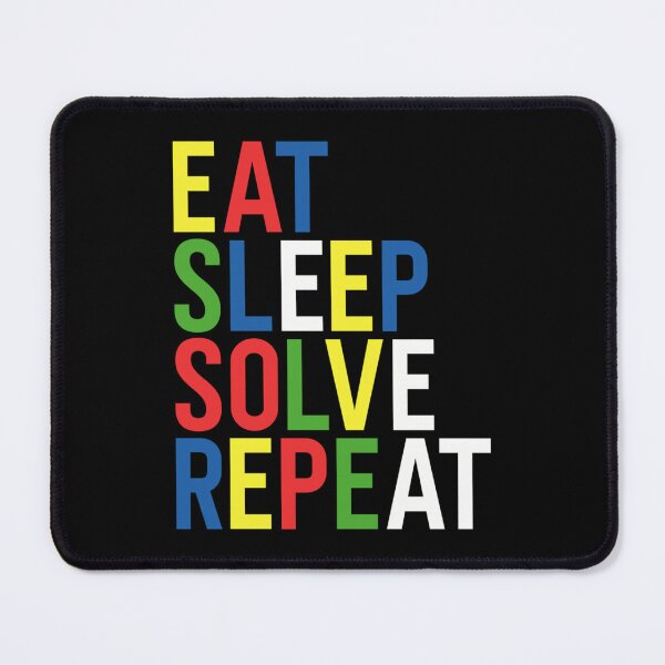 Item preview, Eat Sleep Solve Repeat , Funny Rubik, Cube, Rubik Game Funny designed and sold by ArcanWilkinson.