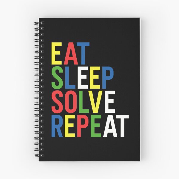 Item preview, Eat Sleep Solve Repeat , Funny Rubik, Cube, Rubik Game Funny designed and sold by ArcanWilkinson.