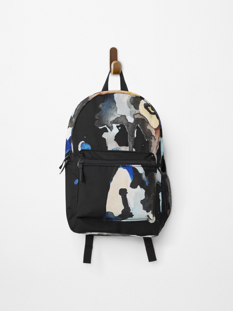 Thumbnail 1 of 3, Backpack, Watercolour wolf designed and sold by TravisLabrel.