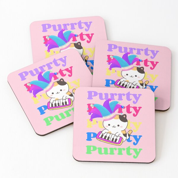 Item preview, Cute Kawaii Purrty Cat designed and sold by LarkDesigns.