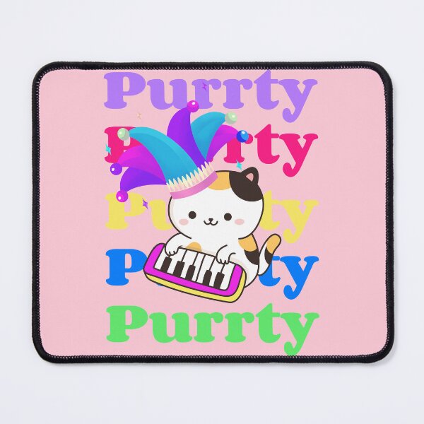 Item preview, Cute Kawaii Purrty Cat designed and sold by LarkDesigns.