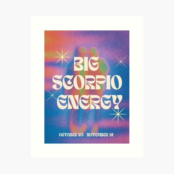 Item preview, BIG SCORPIO ENERGY  designed and sold by muybonita.