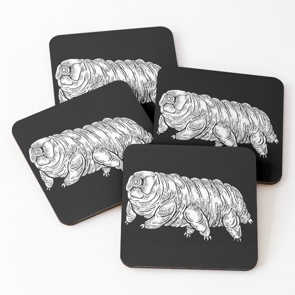 Item preview, Tardigrade water bear sketch engraving vector. Black designed and sold by IronicEmpire.