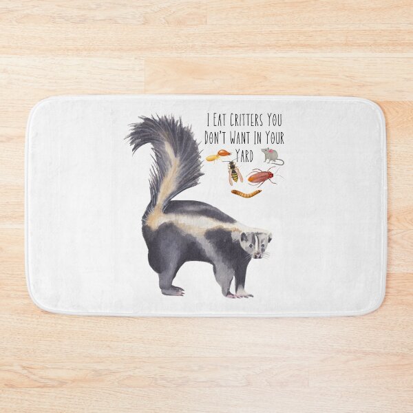 Item preview, Skunks Eat Critters Colorful Illustration Design designed and sold by EarthArtDesigns.