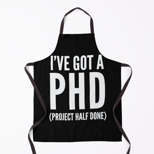 Item preview, I've Got a PHD (Project Half Done) Funny DIY or Crafter Gift designed and sold by PeachesMommy.