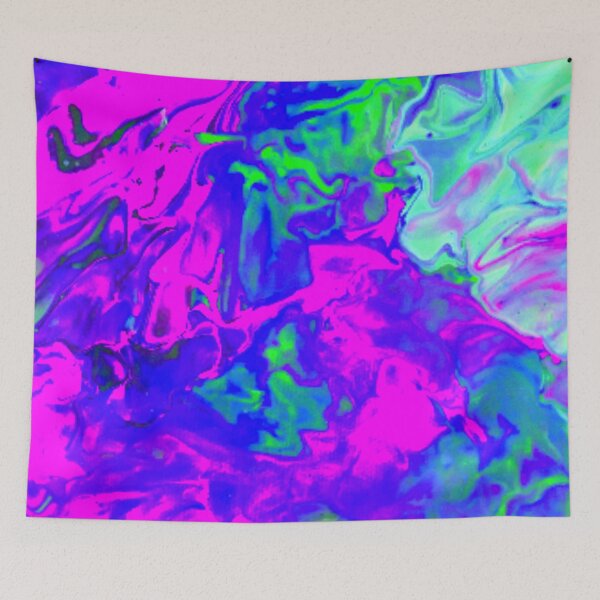 Item preview, Florescent Pink & Blue Trippy Liquid Art | Trippy Art | Trippy Liquid Art | Liquid Art | Stoked Up Art designed and sold by StokedUpArt.