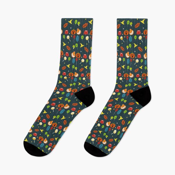 Item preview, Colorful Scary Halloween Pattern designed and sold by BelloniArtShop.