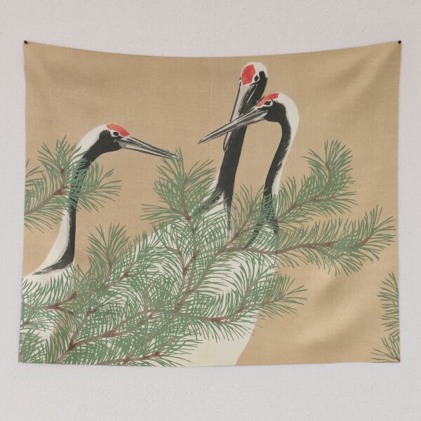 Item preview, Cranes by Kamisaka Sekka  designed and sold by Vintage Wall Art.