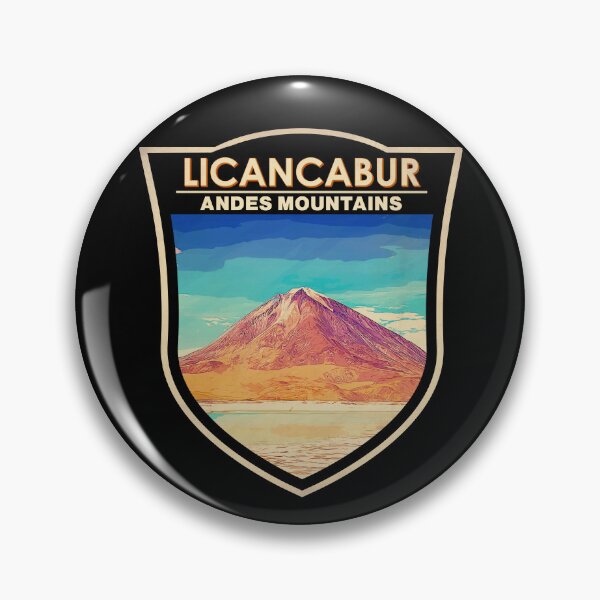 Item preview, Licancabur South America Badge designed and sold by KrisSidDesigns.