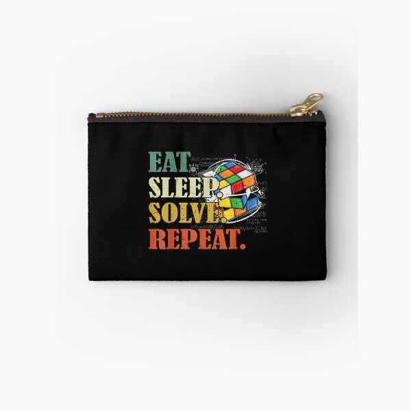 Item preview, Eat sleep solve repeat Math Speed Cubing Puzzle lover Cube designed and sold by ArcanWilkinson.