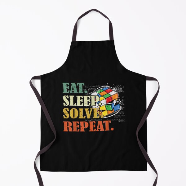 Item preview, Eat sleep solve repeat Math Speed Cubing Puzzle lover Cube designed and sold by ArcanWilkinson.