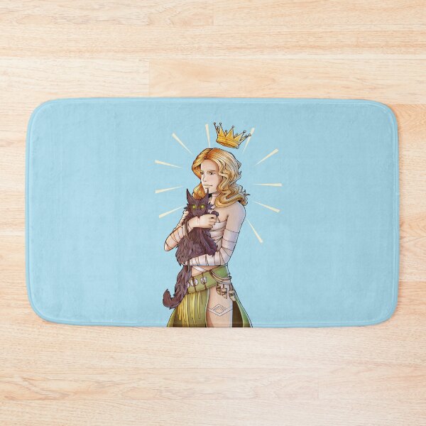 Item preview, queen with demon cat designed and sold by Monochromestore.
