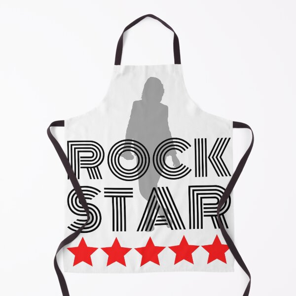Item preview, Rock Star Female 2 White On White Field designed and sold by paisleythermond.
