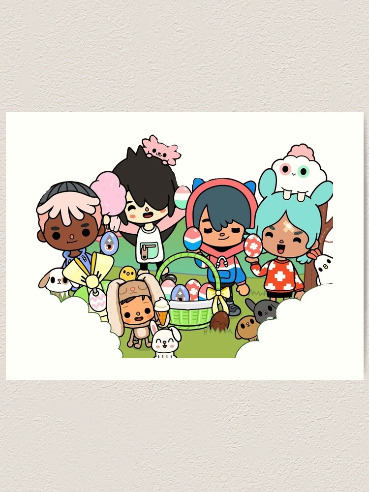 toca life box - toca boca cute Art Print for Sale by dahlia-mays