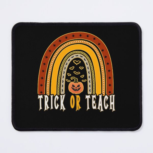 Item preview, Rainbow Trick Or Teach Pumpkin Teacher Retro Vintage Halloween designed and sold by Countrysmart.