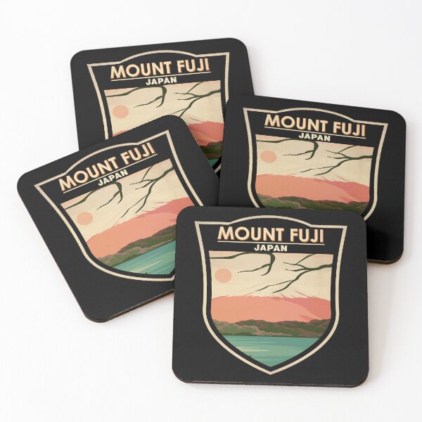 Item preview, Mount Fuji Japan Badge designed and sold by KrisSidDesigns.