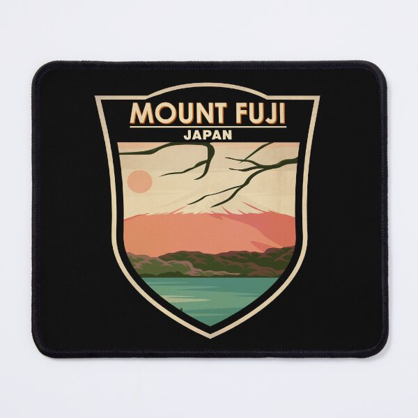 Item preview, Mount Fuji Japan Badge designed and sold by KrisSidDesigns.