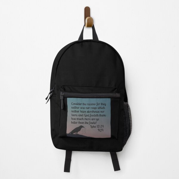 Item preview, Luke 12:24 King James Version Bible Verse designed and sold by Caregiverology.