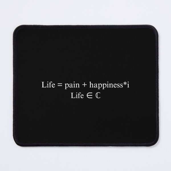Item preview, Funny life is complex math meme. designed and sold by Emperors-Shop.