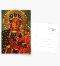 Black Madonna/Our Lady of Czestochowa Postcards