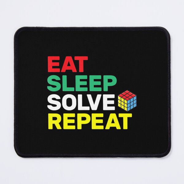 Item preview, Eat Sleep Solve Repeat Speed Cubing Puzzle Cube designed and sold by ArcanWilkinson.