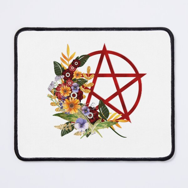 Item preview, Floral Pentagram designed and sold by Patrineco Limited.