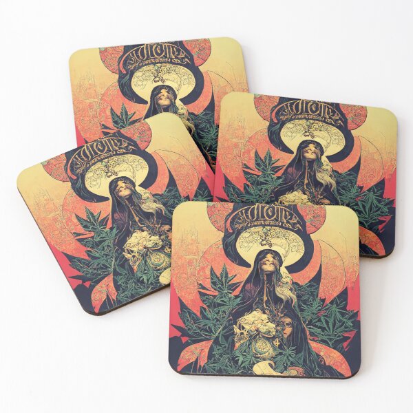 Artikelvorschau, Stoner Doom Fantasy Pirate Samurai Weed Tarot Cyber Punk Demon Hunter entworfen und verkauft von esotericorigins.