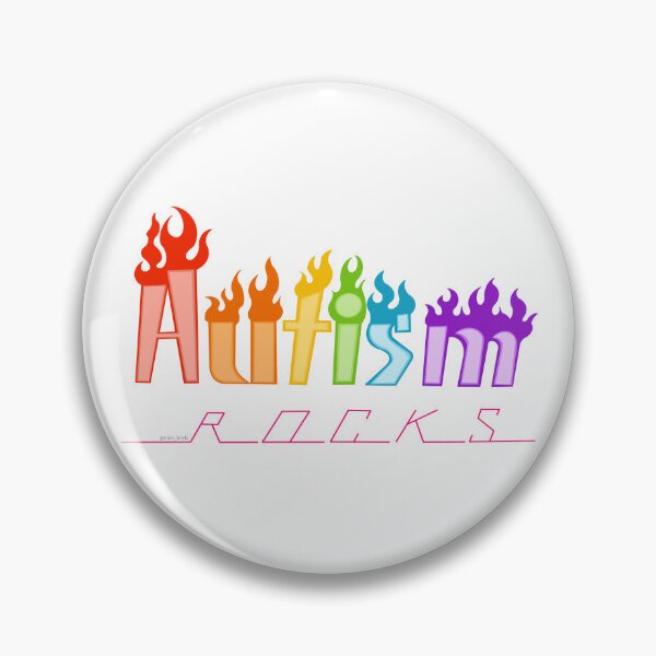 Item preview, "Autism Rocks" (Thrasher-Inspired) designed and sold by TrainBirds.