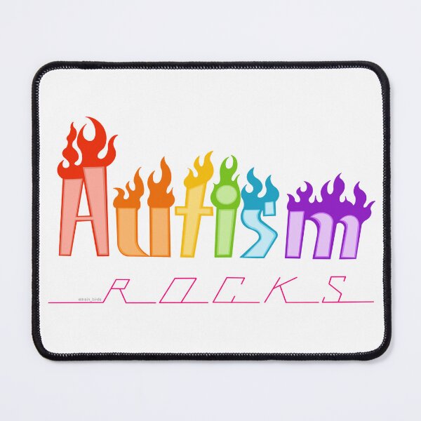 Item preview, "Autism Rocks" (Thrasher-Inspired) designed and sold by TrainBirds.